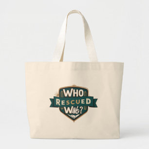 Bolsa Tote Grande História do Resgate Love