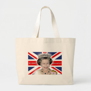 Bolsa Tote Grande HM Queen Elizabeth II - Foto Pro