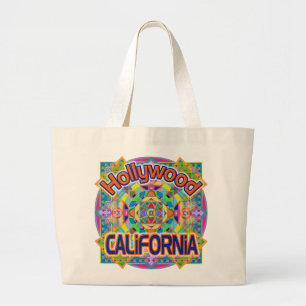 Bolsa Tote Grande Hollywood CALIFÓRNIA Happy Bag