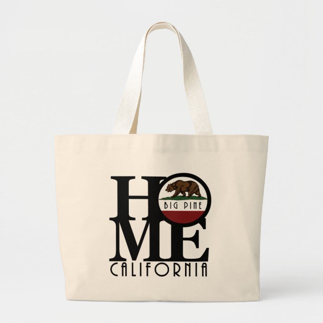 Bolsa Tote Grande HOME Big Pine California (Frente)
