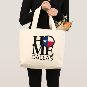 Bolsa Tote Grande HOME Dallas Texas
