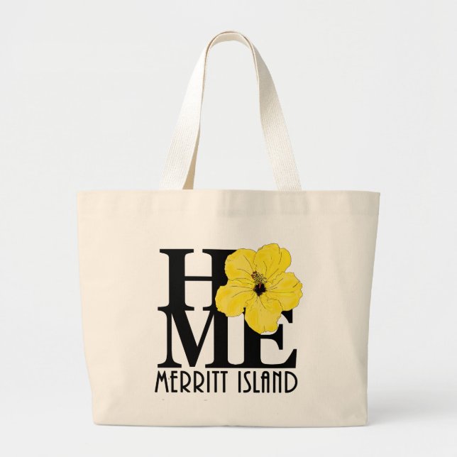 Bolsa Tote Grande HOME Merritt Island (Frente)
