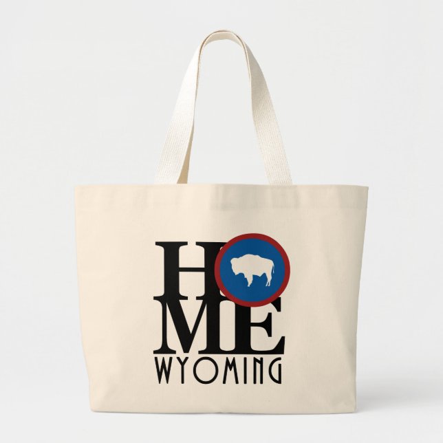 Bolsa Tote Grande HOME Wyoming (Frente)