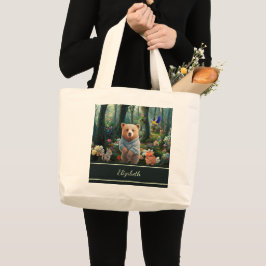 Bolsa Tote Grande Honey Bunny e Boo Bear