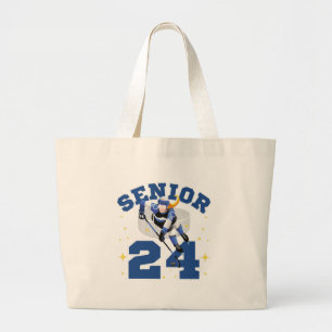 Bolsa Tote Grande Hóquei no Gelo Engraçado Senior 2024