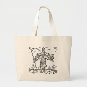 Bolsa Tote Grande Hora do Pai com Scythe e Hourglass