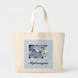 Bolsa Tote Grande Hortênsias Azul Bebê