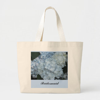 Bolsa Tote Grande Hortênsias Azul Claro - Damas de Honra