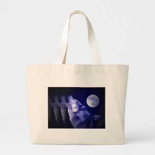 Bolsa Tote Grande Howling Wolf