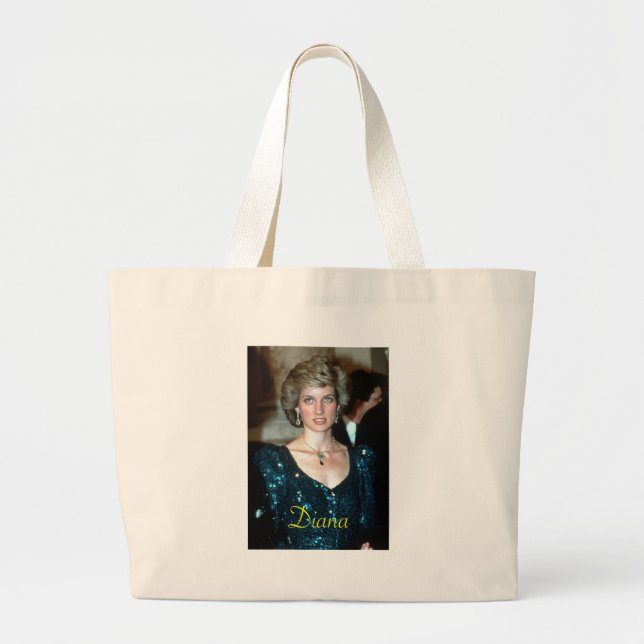 Bolsa Tote Grande HRH Princesa Diana Viena 1986 (Frente)