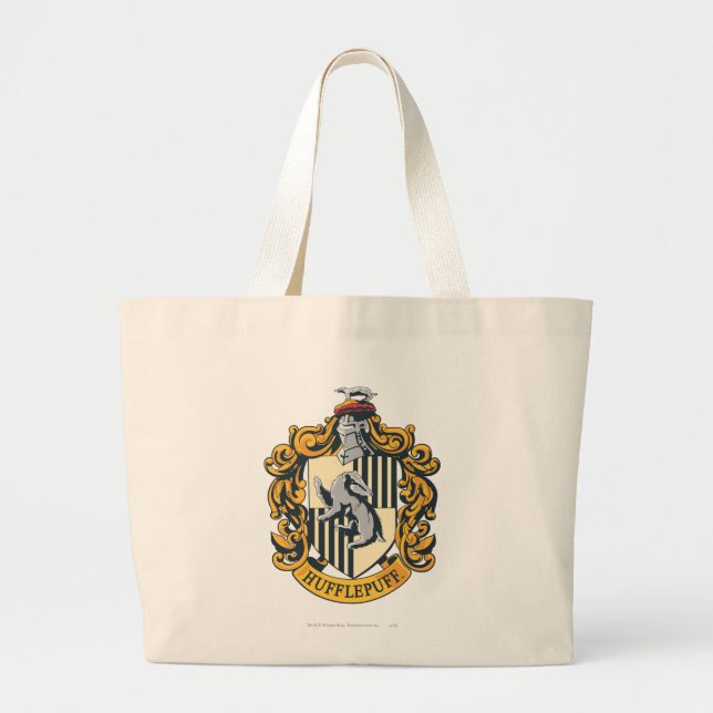Bolsa Tote Grande Hufflepuff Crest (Frente)