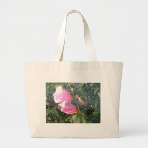 Bolsa Tote Grande Hummingbird e Rosa de Sharon