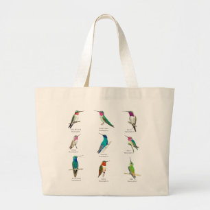 Bolsa Tote Grande Hummingbird norte-americano