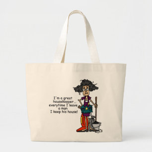 Bolsa Tote Grande Humor da empregada