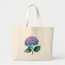 Bolsa Tote Grande Hydrangea Flower