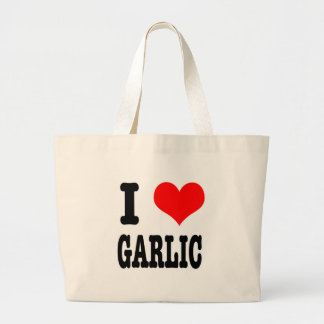 BOLSA TOTE GRANDE I HEART (AMOR) GARLIC