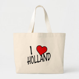Bolsa Tote Grande I Heart Holland bk jtcnt