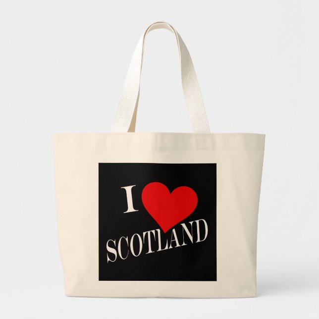 Bolsa Tote Grande I Heart Scotland wt tcnt (Frente)