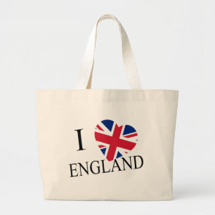 Bolsa Tote Grande I Heartflag England bk jtcn