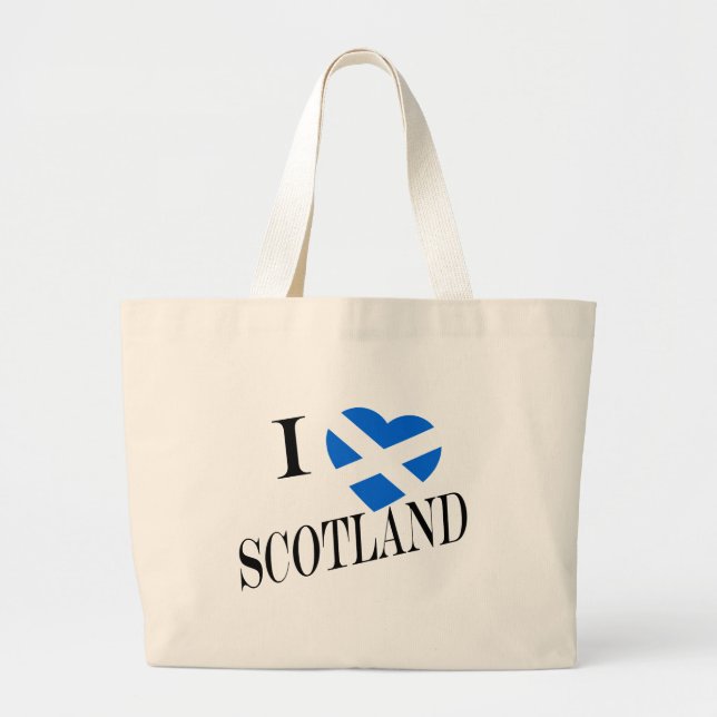 Bolsa Tote Grande I Heartflag Scotland bk j (Frente)