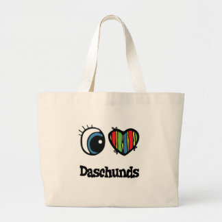 Bolsa Tote Grande I Love (Heart) Daschances