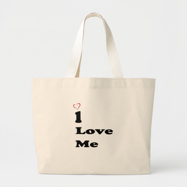Bolsa Tote Grande I love Me  (Frente)