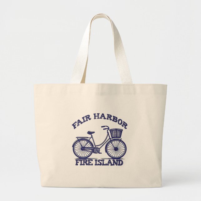 Bolsa Tote Grande Ideia de presente de agradecimento para a praia Fa (Frente)