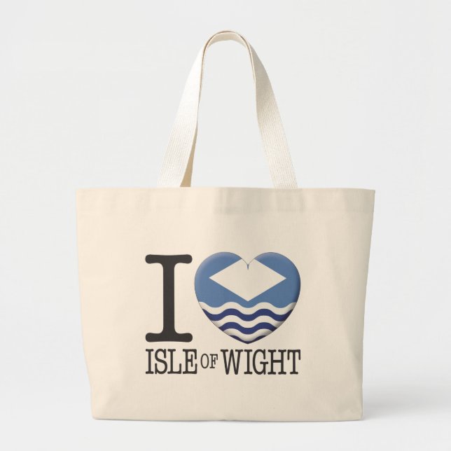 Bolsa Tote Grande Ilha do Wight (Frente)