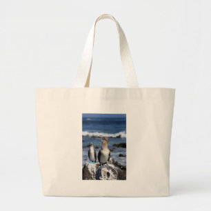 Bolsa Tote Grande Ilhas Galápagos footed azuis dos Boobies