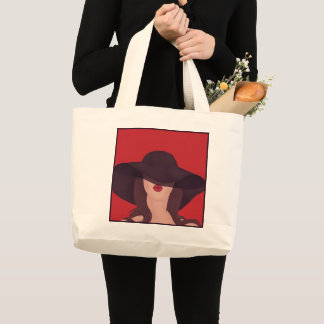 Bolsa Tote Grande Ilustração Madamemoiselle