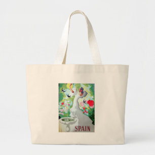 Bolsa Tote Grande Imagem Antiga da Espanha