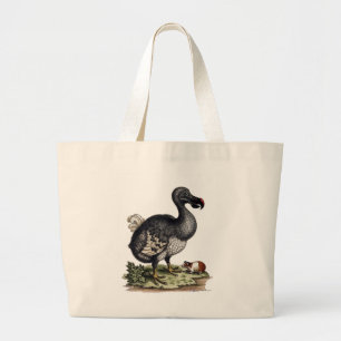 Bolsa Tote Grande Imagem de Dodo Antiguidade na Barra de Tote