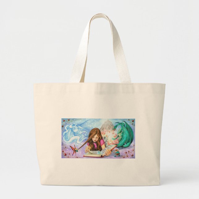 Bolsa Tote Grande Imaginação (Frente)