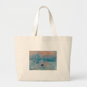 Bolsa Tote Grande Impressão Clausto sunrise impressionista