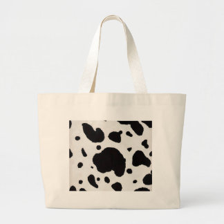 Bolsa Tote Grande Impressão da vaca