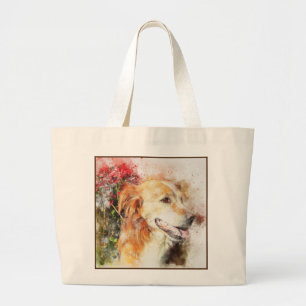 Bolsa Tote Grande Impressão de abstrato