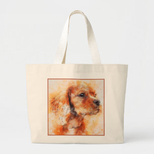 Bolsa Tote Grande Impressão de abstrato
