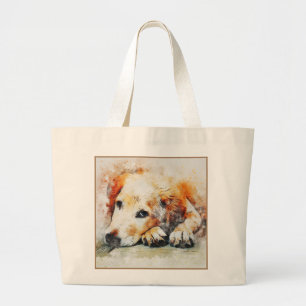 Bolsa Tote Grande Impressão de abstrato