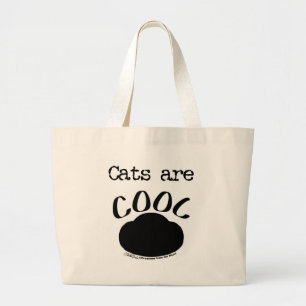 Bolsa Tote Grande Impressão legal de Cat-Paw