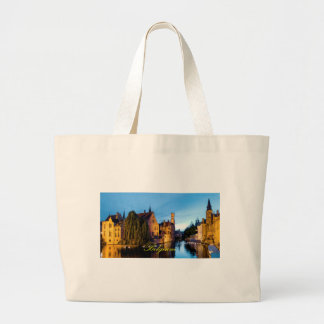 Bolsa Tote Grande Impressionante! Medieval Bruges Belgium - Foto Pro