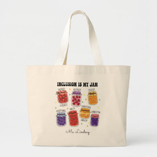 Bolsa Tote Grande Inclusão é minha Geleia Engraçado