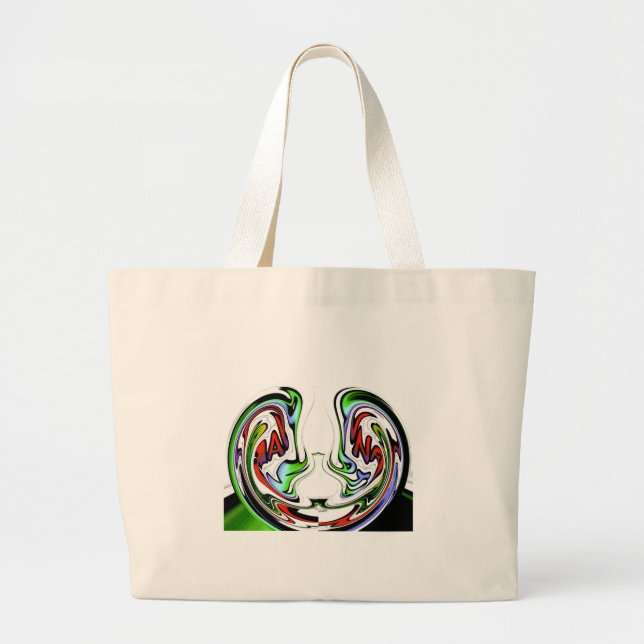 Bolsa Tote Grande Incrível Impressão de Arte do Corredor de Hakuna M (Frente)