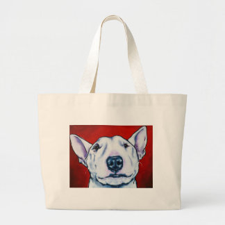 Bolsa Tote Grande Inglês branco bull terrier