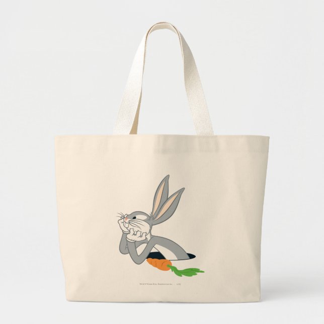 Bolsa Tote Grande INSETOS BUNNY™ com Cenoura (Frente)