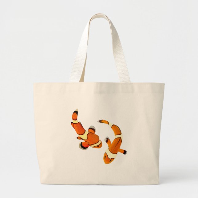 Bolsa Tote Grande Insignificância Clownfish (Frente)