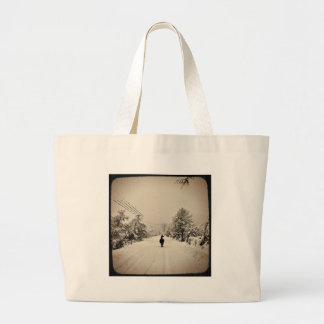 Bolsa Tote Grande inverno do lama