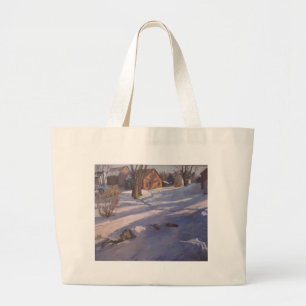 Bolsa Tote Grande Inverno no celeiro