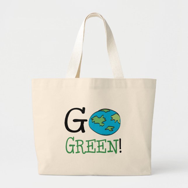 Bolsa Tote Grande Ir Verde (Frente)
