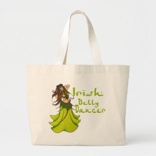 Bolsa Tote Grande Irish Belly Dancer
