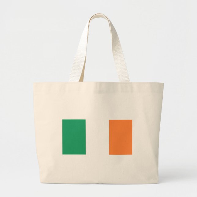 Bolsa Tote Grande Irish Flag jtcnt (Frente)